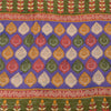 Sanskriti Vintage Sarees Indian Peach Pure Cotton Printed Sari 5yd Craft Sustainable Fabric
