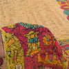 Sanskriti Vintage Sarees Handmade Kantha/Applique Pure Cotton Print Sari Sustainable Fabric