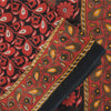 Sanskriti Vintage Sarees Red/Black 100%Pure Cotton Printed Sari 5yd Craft Fabric
