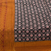 Sanskriti Vintage Sarees Black 100% Pure Cotton Printed Sari 5+yd Craft Sustainable Fabric