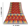 Sanskriti Vintage Sarees Indian Red Pure Cotton Printed Sari 5+yd Craft Sustainable Fabric