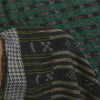 Sanskriti Vintage Sarees GreenIkat Handwoven Odisha Pure Cotton Sari 5+yd Sustainable Fabric