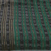 Sanskriti Vintage Sarees GreenIkat Handwoven Odisha Pure Cotton Sari 5+yd Sustainable Fabric