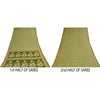 Sanskriti Vintage Sarees Green Indian 100% Pure Cotton Printed Sari 5+yd Sustainable Fabric