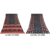 Sanskriti Vintage Sarier Sorte 100% Ren Bomuld Trykt Sari 5+ yard Håndværk Bæredygtigt Stoff