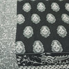 Sanskriti Vintage Sarees Black Kalamkari Handmade Pure Cotton Print Sari Sustainable Fabric
