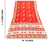 Sanskriti Vintage Sarees Pink Pure Cotton Human Animal Print 5+YD Home Deco Sari