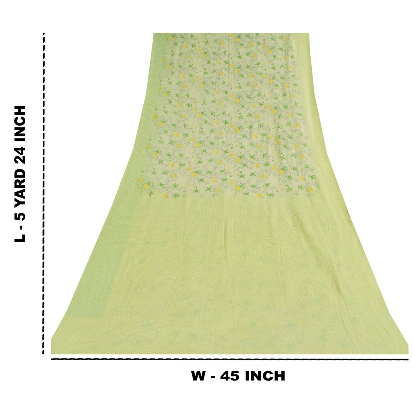 Санскритские винтажные сари пастельно-зеленого цвета из чистого хлопка с принтом, 5+ ярдов, ткань для рукоделия из экологически чистой ткани