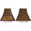 Sanskriti Vintage Sarees Indian Multi Pure Cotton Printed Sari 5+yd Craft Sustainable Fabric