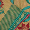 Sanskriti Vintage Sarees Indian Peach Pure Cotton Printed Sari 5+yd Craft Sustainable Fabric