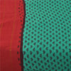 Sanskriti Vintage Sarees Green Pure Cotton Printed & Zari Woven 5+ydCraft Sustainable Fabric