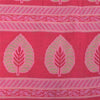 Sanskriti Vintage Sarees Indian Pink Pure Cotton Printed Sari 5+yd Craft Fabric