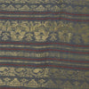 Sanskriti Vintage Sarees Shades of Green-Blue Peacock Woven Pure Cotton Fabric