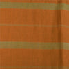 Sanskriti Vintage Sarees Saffron Pure Cotton Hand Woven Sari 5+yd Craft Fabric