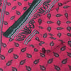 Sanskriti Vintage Sarees Indian Pink Pure Cotton Printed Sari 5+yd Craft Fabric