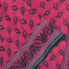Sanskriti Vintage Sarees Indian Pink Pure Cotton Printed Sari 5+yd Craft Fabric