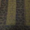 Sanskriti Vintage Sarees Indian Green Pure Cotton Printed Sari 5+yd Craft Fabric