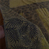 Sanskriti Vintage Sarees Indian Green Pure Cotton Printed Sari 5+yd Craft Fabric