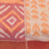 Sanskriti Vintage Sarees Peach Ikat Handwoven Sambhalpuri Pure CottonSari Fabric