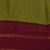 Sanskriti Vintage Sarees Green Pure Cotton Printed & Zari Woven 5+ydCraft Fabric