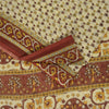 Sanskriti Vintage Sarees Indian Ivory Pure Cotton Printed Sari 5+yd Craft Fabric