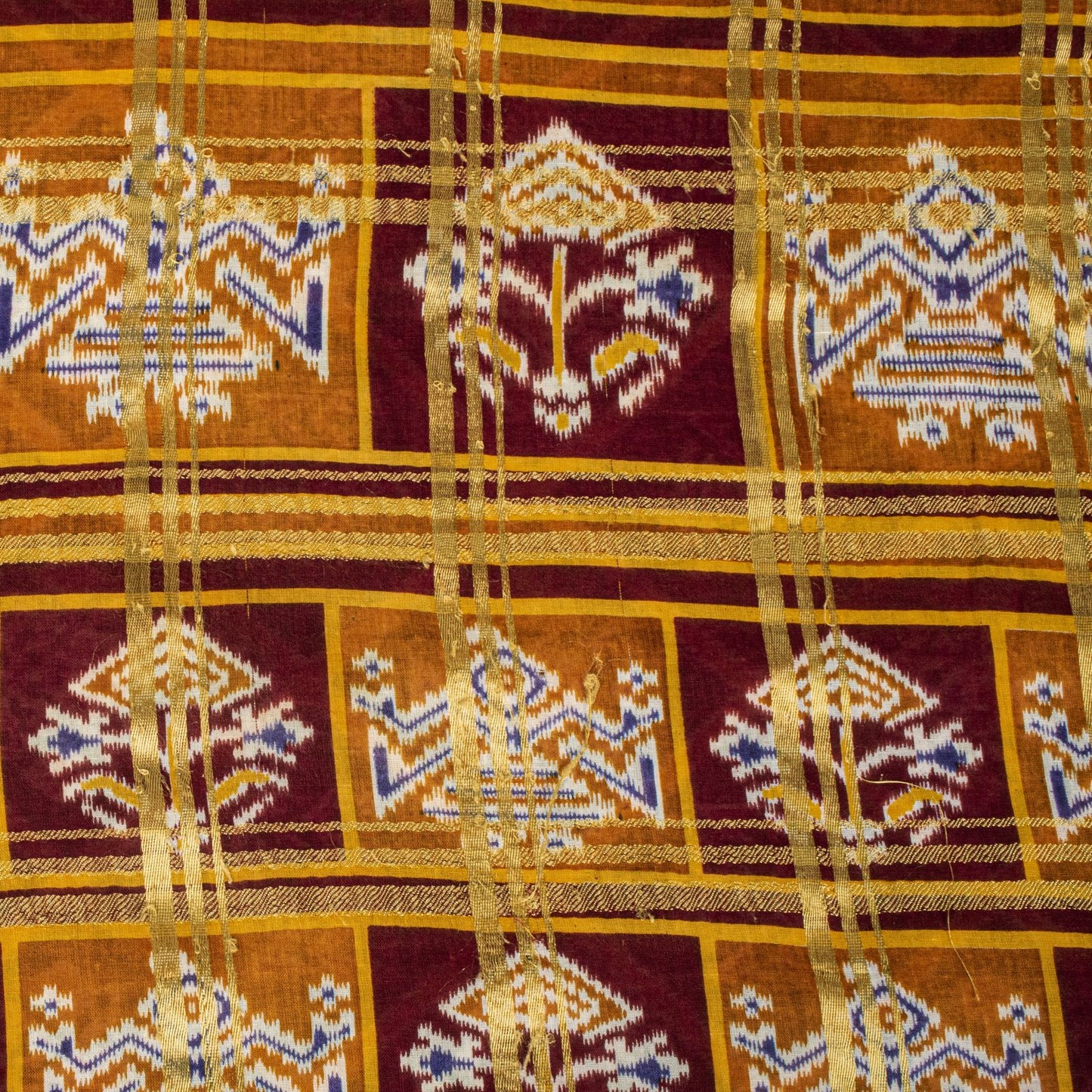 Sanskriti Vintage Saree Green Pure Cotton Patan Patola Ikat Print-Woven 5 YDSari