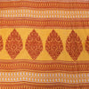 Sanskriti Vintage Sarees Ivory Pure Cotton Floral Printed Sari 5+yd Craft Fabric