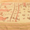 Sanskriti Vintage Sarees Peach Women Deer Pure Cotton Printed Sari 5+yd Fabric