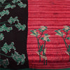 Sanskriti Vintage Sarees Indian Red Pure Cotton Printed Sari 5+yd Craft Fabric