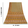 Sanskriti Vintage Sarees Indian Green Pure Cotton Printed Sari 5+yd Craft Fabric