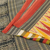 Sanskriti Vintage Sarees Multicolor Pure Cotton Printed Sari 5+yd Craft Fabric
