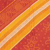 Sanskriti Vintage Sarees Yellow & Red Pure Cotton Bandhani Printed Sari Fabric