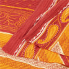 Sanskriti Vintage Sarees Yellow & Red Pure Cotton Bandhani Printed Sari Fabric