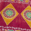 Sanskriti Vintage Sarees Purple & Pink Pure Cotton Batik Print Sari 5+yd Fabric