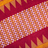 Sanskriti Vintage Saree Red Pure Cotton Geometric Printed Sari 5+YD Fabric Craft