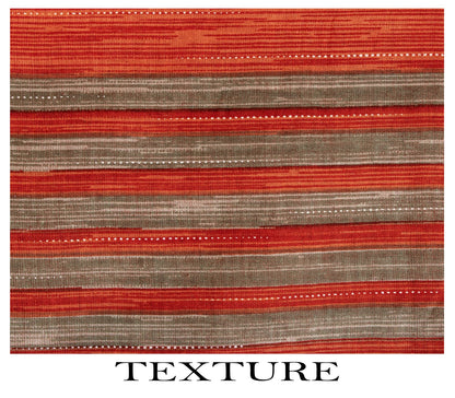 Vintage Saree Red 100% Pure Cotton Geometric Print Sari 5+YD Craft Sewing Fabric