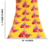 Sanskriti Vintage Saree Yellow Soft Pure Cotton Floral Digital Print Sari 5+YD