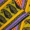 Sanskriti Vintage Sarees Indian Yellow Pure Cotton Print Sari 5+yd Craft Fabric