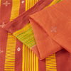 Sanskriti Vintage Sarees Indian Peach Pure Cotton Printed Sari 5+yd Craft Fabric