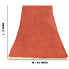 Sanskriti Vintage Sarees Dark Red 100% Pure Cotton Printed Sari 5yd Craft Fabric