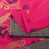 Sanskriti Vintage Sarees Pure Cotton Floral ZariWoven 5+yd Sari Recycled Fabric