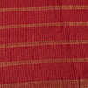 Sanskriti Vintage Sarees Dark Red Pure Cotton Chettinad HandWoven Tamilnadu Sari