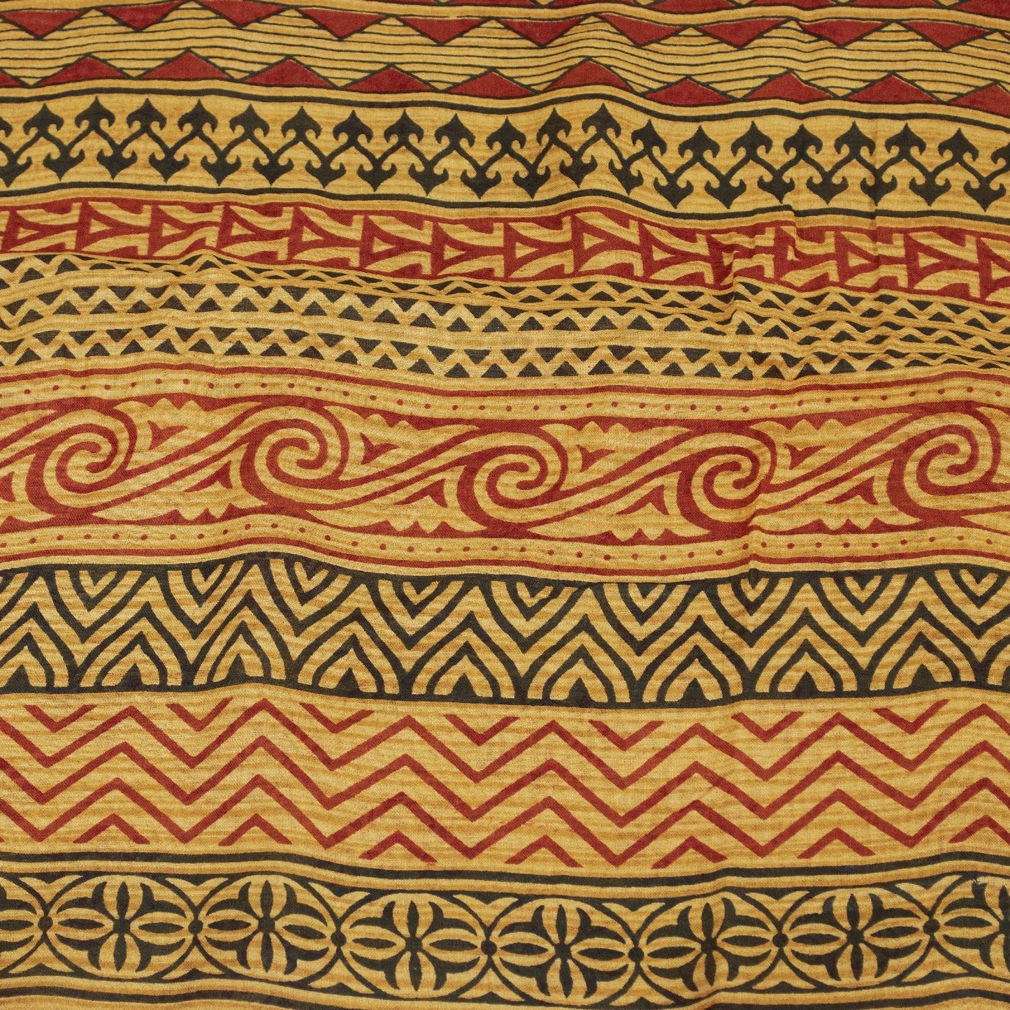 Sanskriti Vintage Yellow Sarees Pure Cotton Hand Block Printed Floral 5+YD Sari