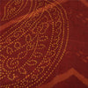 Sanskriti Vintage Sarees Black Bandhani Print Pure Cotton Sari 5+yd Craft Fabric