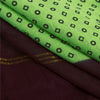 Sanskriti Vintage Sarees Green & RedPure Cotton Printed & Zari Woven 5+yd Fabric