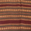 Sanskriti Vintage Sarees Brown Pure Cotton Geometric Printed Sari 5+yd Fabric