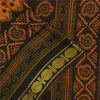 Sanskriti Vintage Sarees Indian Brown Pure Cotton Printed Sari 5+yd Craft Fabric