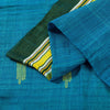 Sanskriti Vintage Sarees Blue 100% Pure Cotton Tant Hand Woven Bengali 5+YD Sari