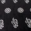 Sanskriti Vintage Sarees Red & Black Pure Cotton Batik Print Floral 5+YD Sari