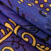 Sanskriti Vintage Saree Red & Blue 100%Pure Cotton Paisley Block Print 5+YD Sari